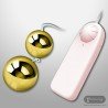 Multi Speed Golden Ben Wa Vibrating Balls Anal Vaginal BV-013
