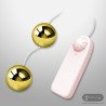 Multi Speed Golden Ben Wa Vibrating Balls Anal Vaginal BV-013