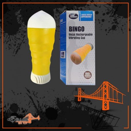 BINGO VOCAL RECHARGEABLE VIBRATING CUP MS-059