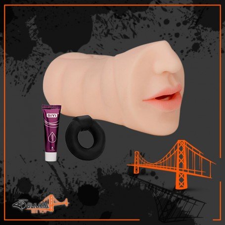 Oral Silicone Portable Male Masturbator MMT-022