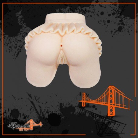 Silicone Mini Skirt Ass & Vagina Masturbator V2 BAV-019