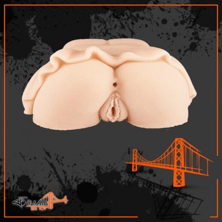 Artificial Silicone Mini skirt Ass & Vagina Masturbator BAV-018