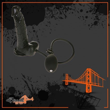 Ultimate Inflatable Realistic Non Vibrator-in Black RSNV-011