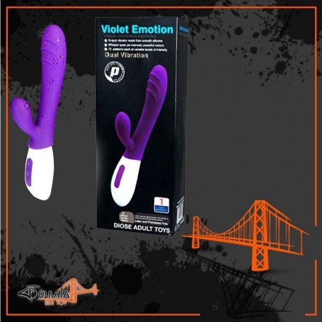 VIOLET EMOTION RABBIT VIBRATOR RV-033