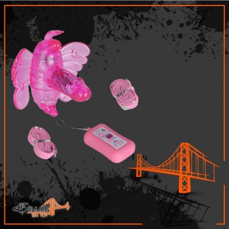 Butterfly Remote Control Strap On Vibrator SO-009