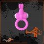 Rabbit Vibrating Penis Ring Blue Lolly CR-018