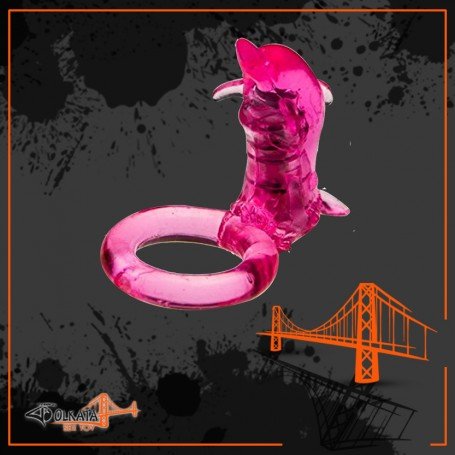 Dolphin Cock Ring Vibrator CR-005