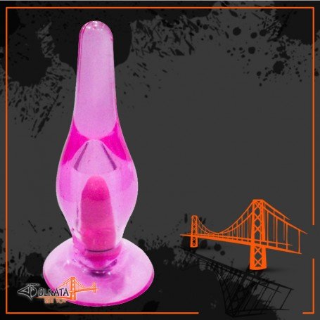 Crystal Anal Vibrating Butt Plug With Suction Cup AD-025