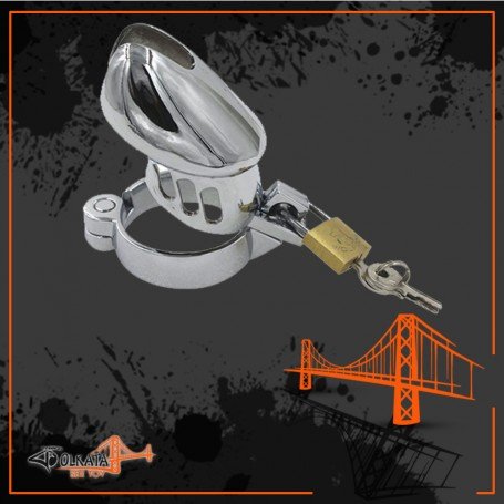 3 Size Metal Male Chastity Device Belt Cock Cages BDSM-022