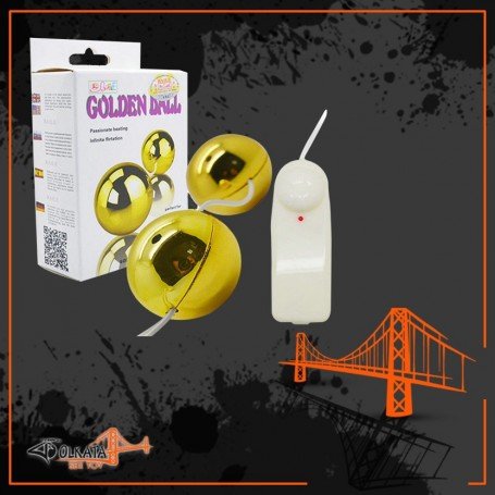 Multi Speed Golden Ben Wa Vibrating Balls Anal Vaginal BV-013