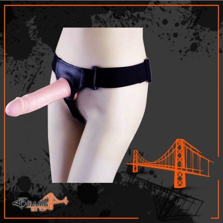 Ultra Hollow Strap On Dildo Vibrating SO-007