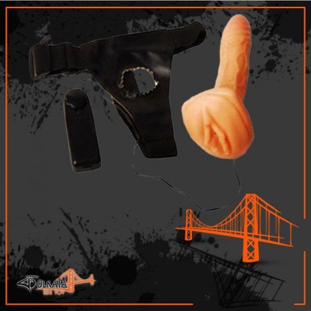 Strap On - Vibrating with Attached Vagina SO-005