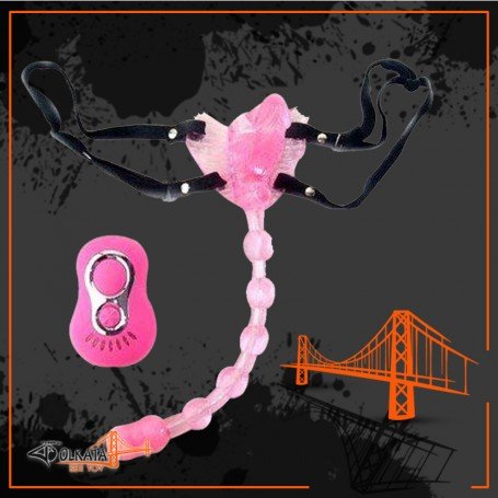 Wearable Butterfly Whip Anal Vagina Stimulator SO-003