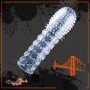 Crystal Penis Sleeve Textured Extension PES-021