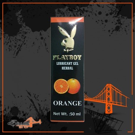 Playboy Lubricant Water Based Gel - Orange Flavoured CGS-033