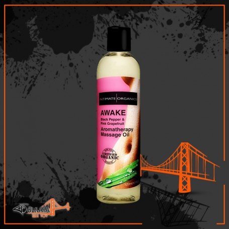AWAKE AROMATHERAPY MASSAGE OIL - Black Pepper 120ml CGS-015