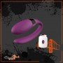 Wearable U Shape Remote Control Clitoris Luxury Vibrator LXV-030
