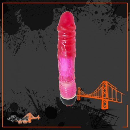 Long Tough Jelly Realistic Vibrator RSV-024