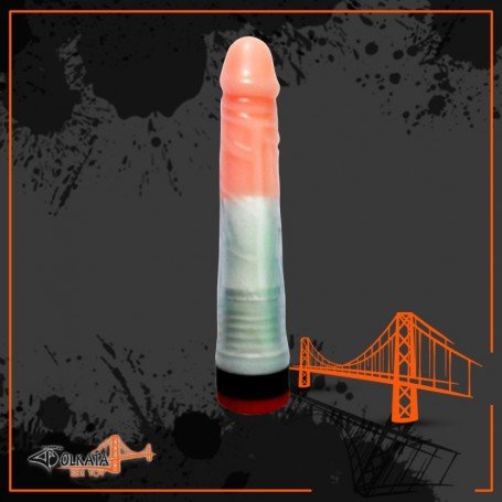 Long Tough Silicone Realistic Vibrator RSV-025