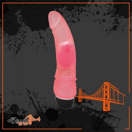 Ultra Slim Flexidick with vibrating Jelly RSV-035