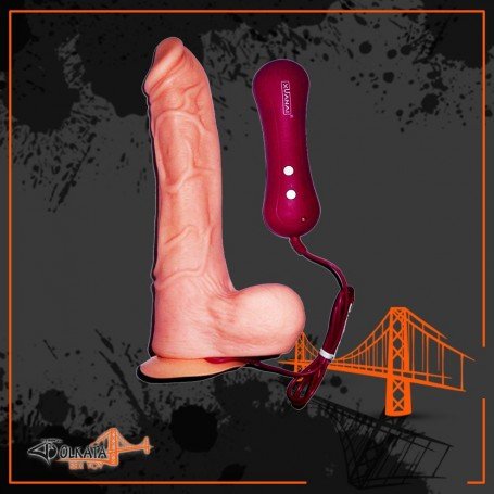 Sex Flesh MultiSpeed Maddox Realistic Vibrator with SuctionV5 RSV-051