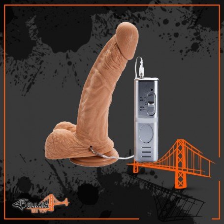 Realistic Vibrator with Suction Cup 7 Inch RSV-076