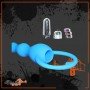BLUE SILICONE ANAL VIBRATOR AD-029