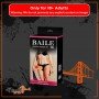 Baile Vibrating Strap-on Double Dildo with Realistic Balls SO-034